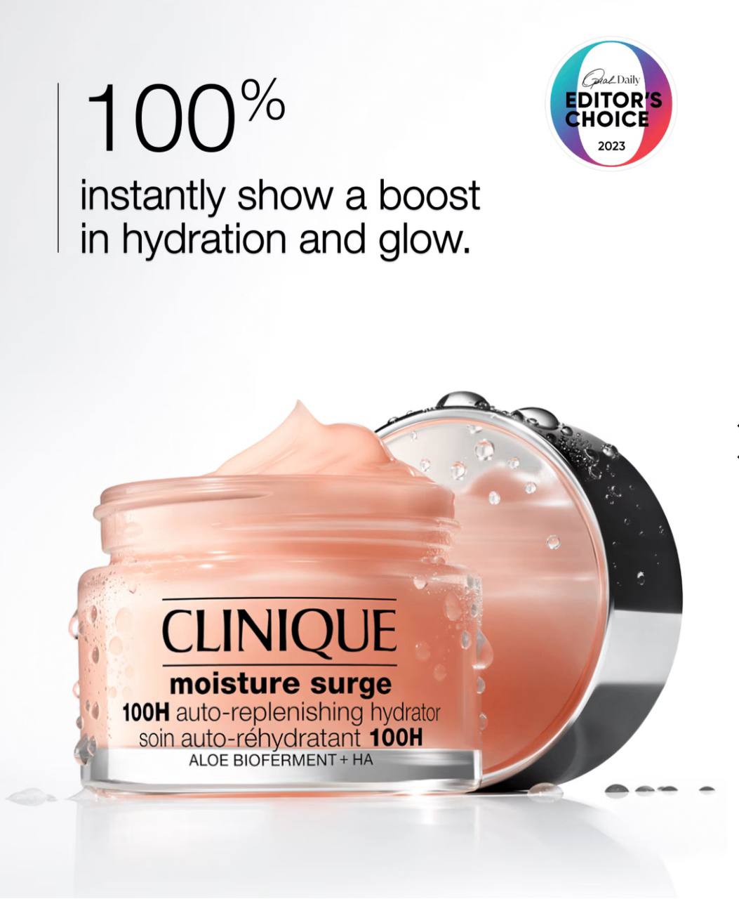 آبرسان 100 ساعته کلینیک Clinique Moisture Surge™ 100H Auto-Replenishing Hydrator