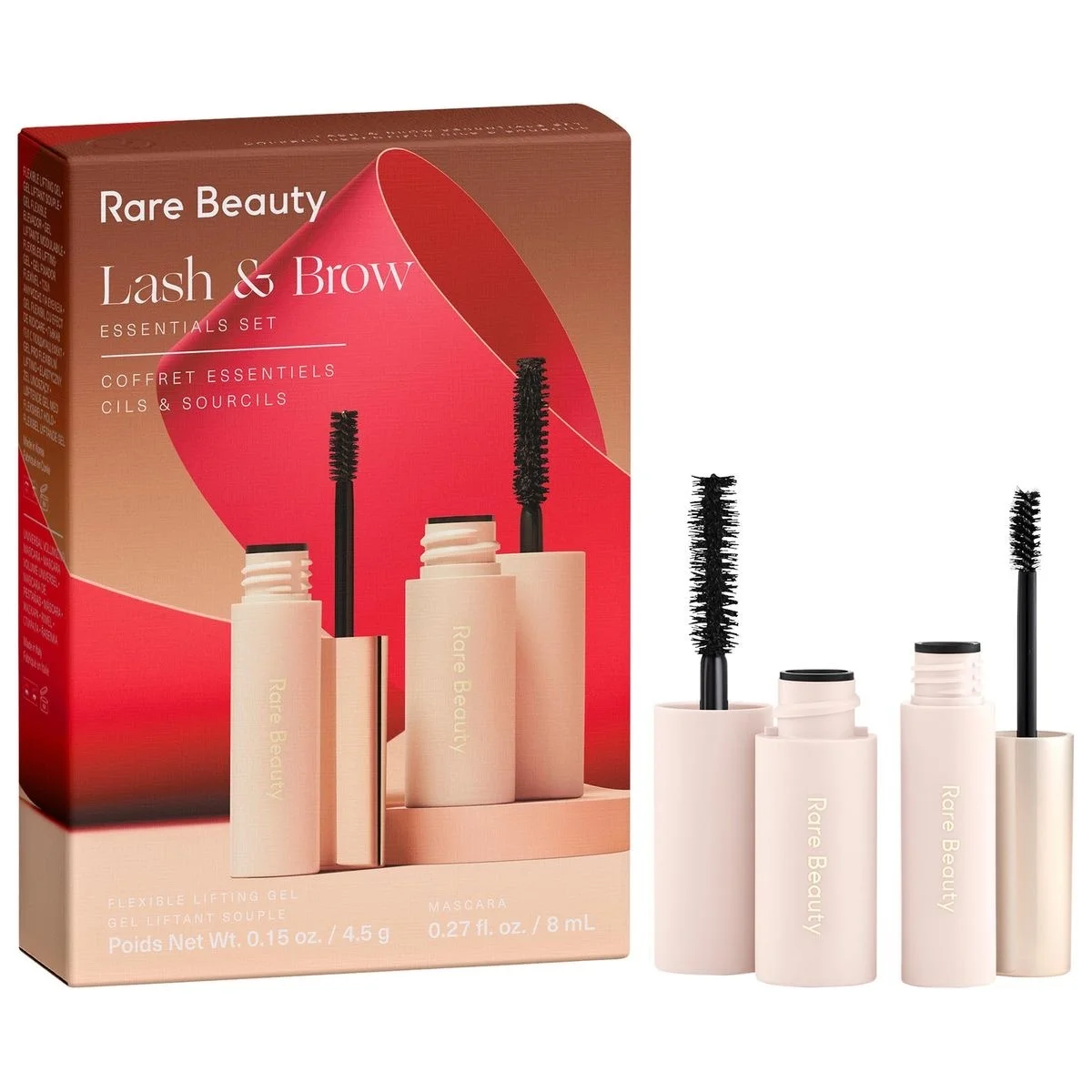 پک ریمل و ژل ابرو رر بیوتی  Rare Beauty Lash & Brow Essentials Set - آرو