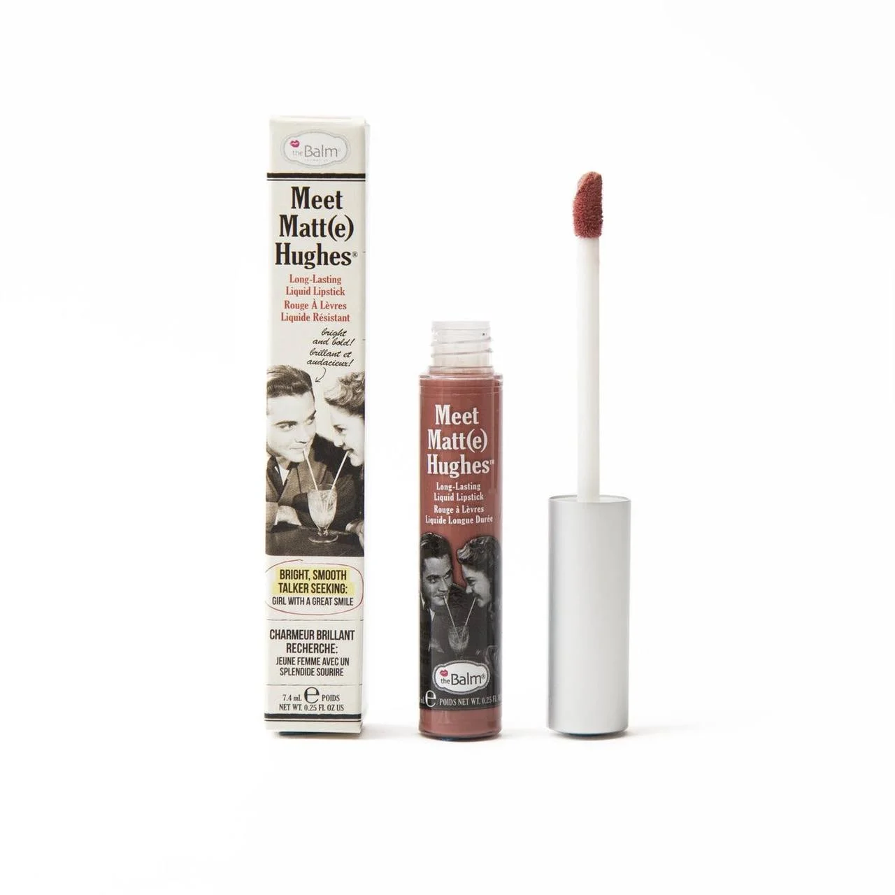 رژ لب مایع بادوام دِبالم مدل میت مَت هیوز The Balm Cosmetics Meet Matt(e) Hughes Long-Lasting Liquid Lipstick