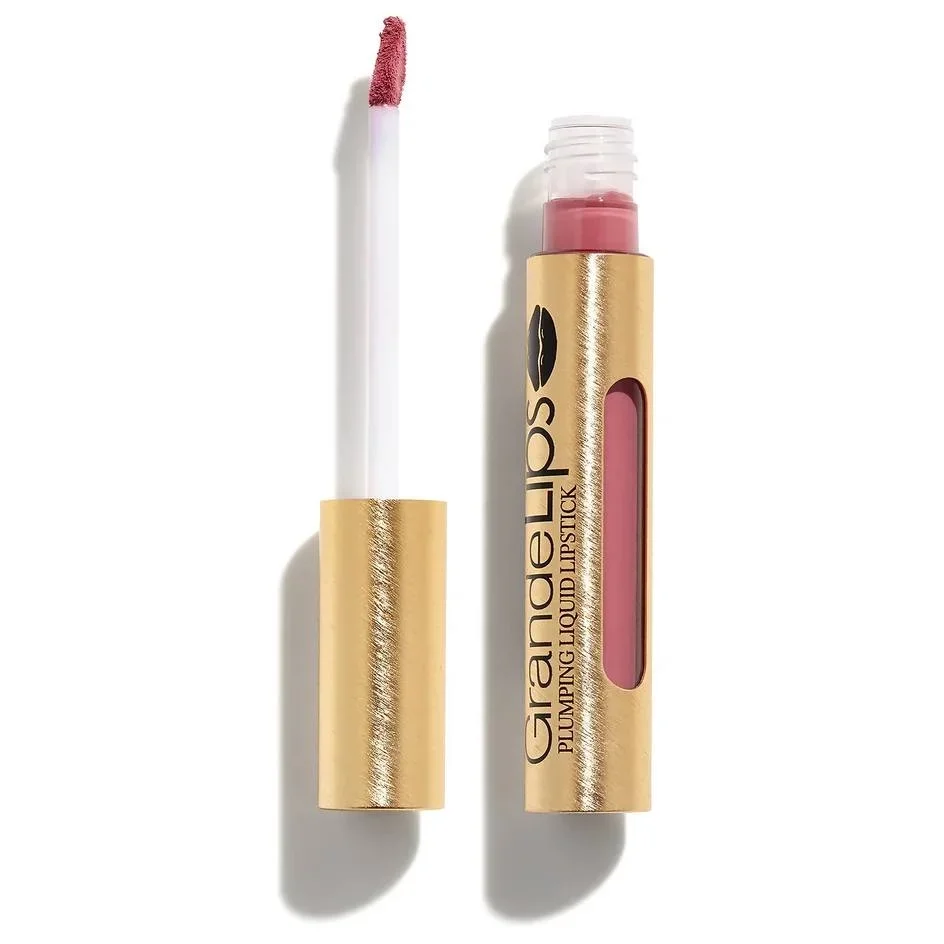 رژلب مایع حجم دهنده گرند لیپس/نیمه مات GrandeLIPS Plumping Liquid Lipstick /Semi-Matte - آرو
