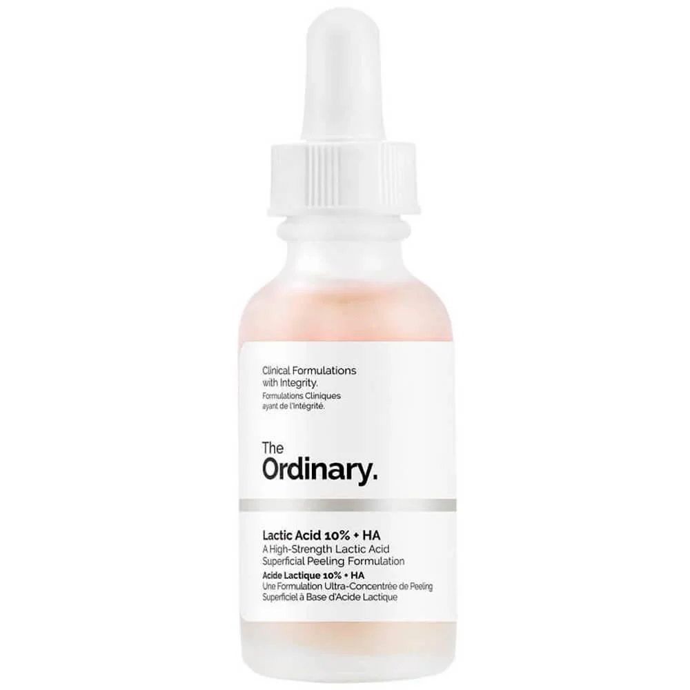 سرم اسید لاکتیک ۱۰٪ همراه با اسید هیالورونیک ۲٪ The Ordinary Lactic Acid 10% + HA 2% Exfoliating Serum