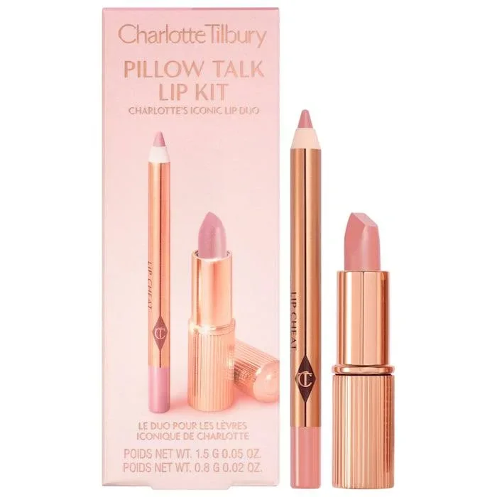  پک رژ و مداد لب مینی پیلوتاک شارلوت تیلبری Charlotte Tilbury Mini Pillow Talk Lip Kit